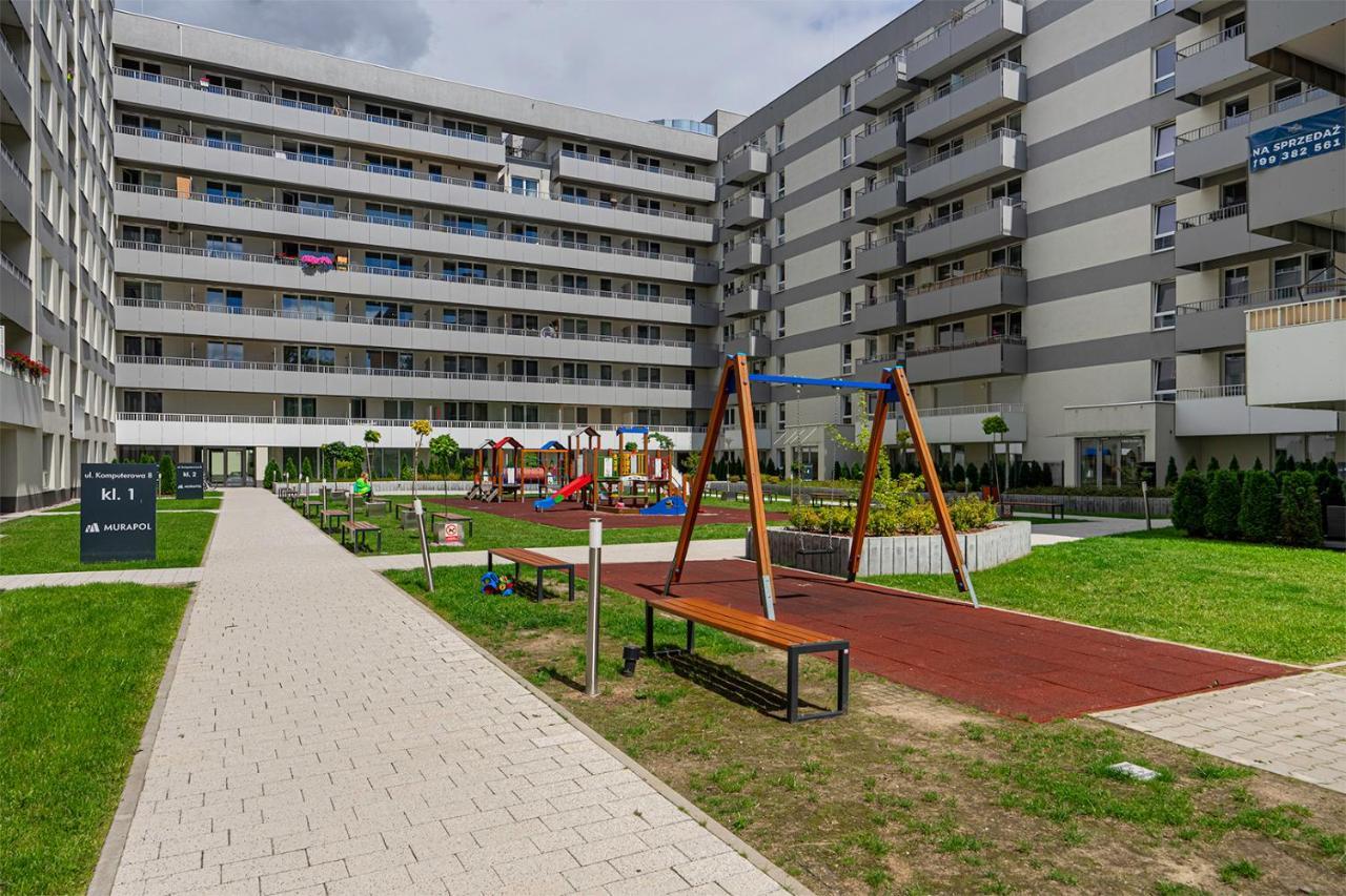 Lotnisko Chopina Modern Apartment ワルシャワ エクステリア 写真